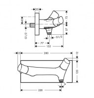 TERMOSTATICA DUCHA STARCK ORGANIC AXOR HANSGROHE